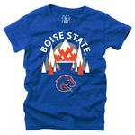 Wes and Willy Kids' Boise State Broncos Mountain T-Shirt - Thumbnail 1 of 2