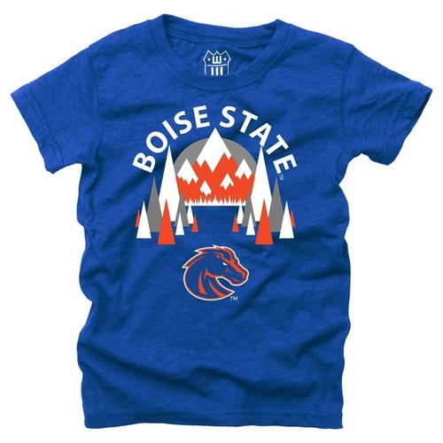 Wes and Willy Kids' Boise State Broncos Mountain T-Shirt - Primary Image