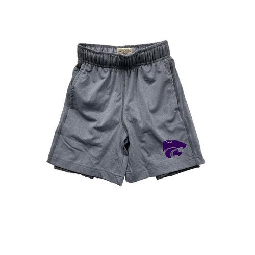 Wes and Willy Kids' Kansas State Wildcats 2 In 1 Shorts - Primary Image