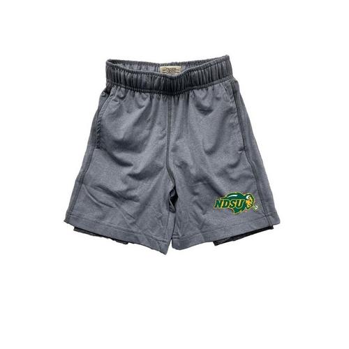 Wes and Willy Kids' North Dakota State Bison 2 In 1 Shorts - Primary Image