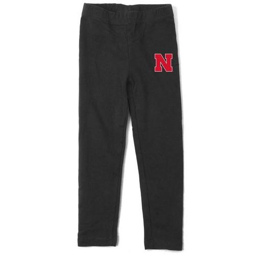 Wes and Willy Girls' Nebraska Cornhuskers Logo Sweatpants - Primary Image