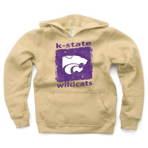Wes and Willy Kids Kansas State Wildcats Tatted Hoodie - Primary Image