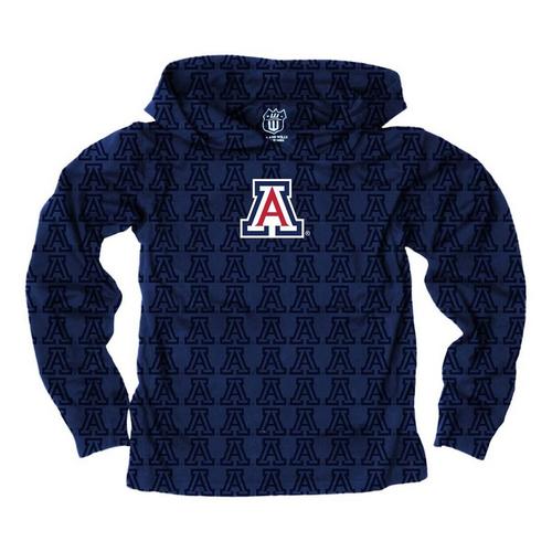 Wes and Willy Toddler Arizona Wildcats All-Over Print Hoodie - Primary Image