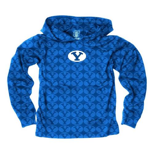 Wes and Willy Toddler BYU Cougars All-Over Print Hoodie - Primary Image