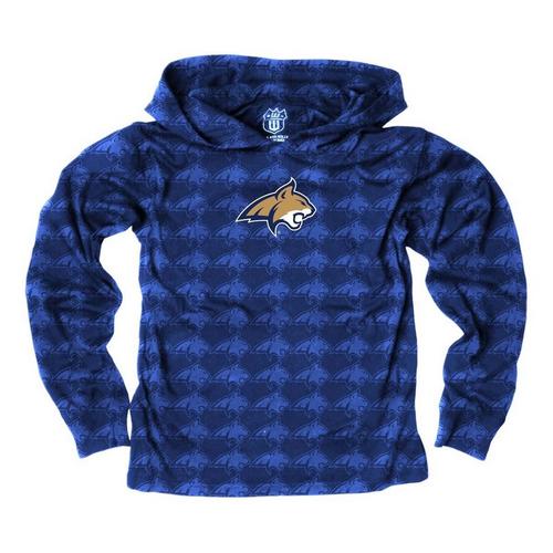 Wes and Willy Kids Montana State Bobcats All-Over Print Hoodie - Primary Image