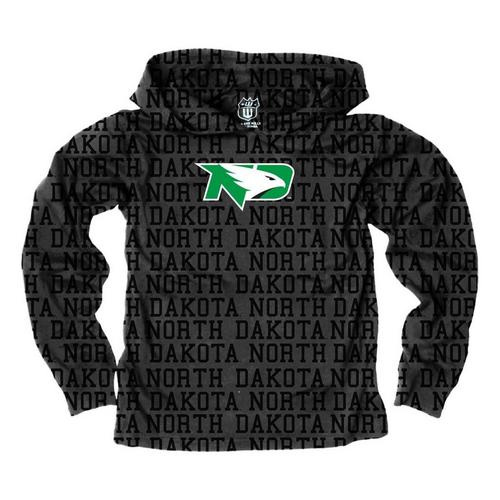 Wes and Willy Toddler North Dakota Fighting Hawks All-Over Print Hoodie - Primary Image