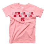 Wes and Willy Baby Girls' Nebraska Cornhuskers Pink Basic Logo T-Shirt - Thumbnail 3 of 3