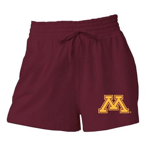 Wes and Willy Girls' Minnesota Golden Gophers Splash Shorts - Primary Image