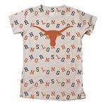 Wes and Willy Girls' Texas Longhorns All-Over Print T-Shirt - Thumbnail 1 of 2