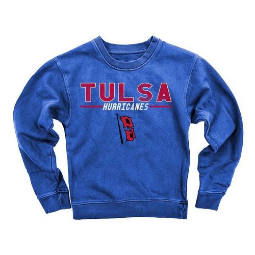 Wes and Willy Girls' Tulsa Golden Hurricane Fleece Crew - Primary Image