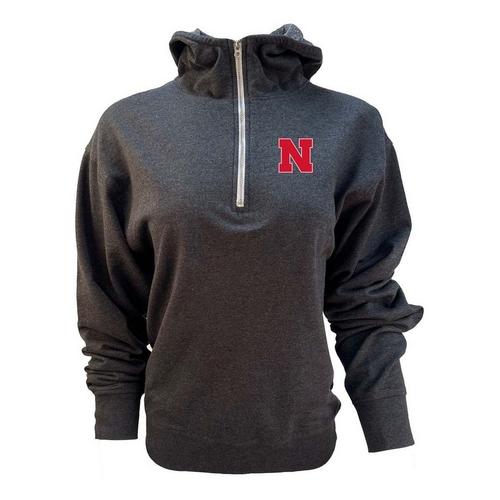 Wes and Willy Girls' Nebraska Cornhuskers Zippy 1/4 Zip - Primary Image