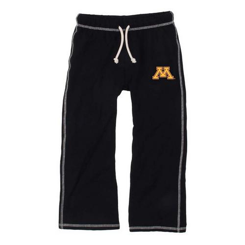 Wes and Willy Girls' Minnesota Golden Gophers French Sweatpants - Primary Image