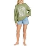 Women's Billabong Ride In Oversized Crewneck Sweatshirt - Thumbnail 2 of 4