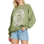 Women's Billabong Ride In Oversized Crewneck Sweatshirt - Thumbnail 3 of 4