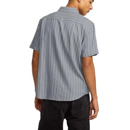 Men's RVCA Dayshift Stripe II Button Up Shirt - Primary Image