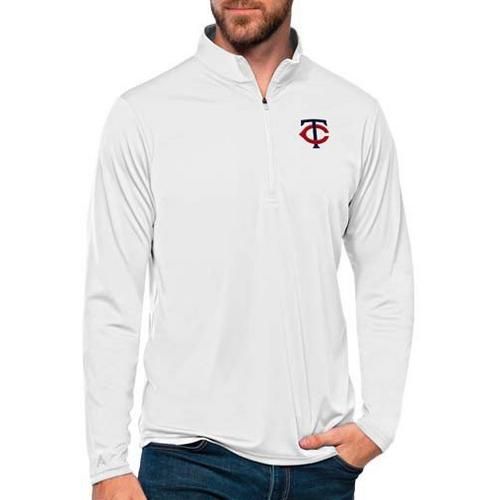 Antigua Minnesota Twins Updated Logo Tribute Long Sleeve 1/4 Zip - Primary Image