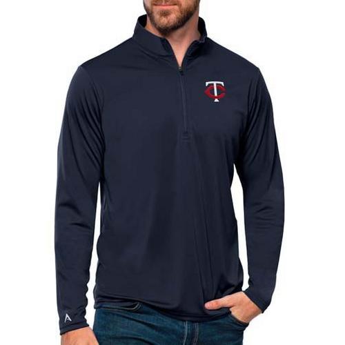 Antigua Minnesota Twins Updated Logo Tribute Long Sleeve 1/4 Zip - Primary Image