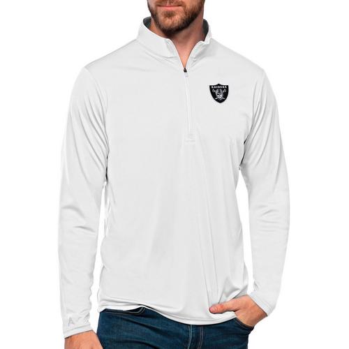 Antigua Las Vegas Raiders Tribute Long Sleeve 1/4 Zip - Primary Image