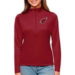 Antigua Women's Arizona Cardinals Tribute Long Sleeve 1/4 Zip - Thumbnail 1 of 2