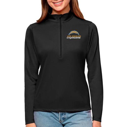 Antigua Women's Los Angeles Chargers Team Tribute Long Sleeve 1/4 Zip - Primary Image