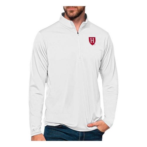 Antigua Harvard Crimson Tribute Long Sleeve 1/4 Zip - Primary Image