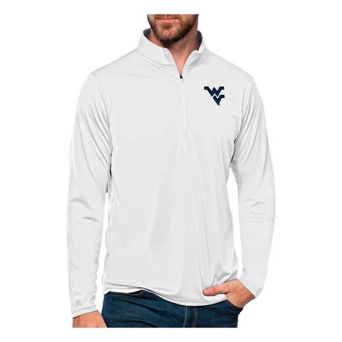 Antigua West Virginia Mountaineers Tribute Long Sleeve 1/4 Zip - Primary Image