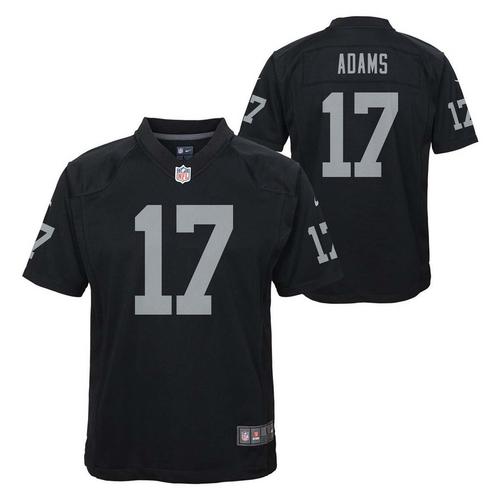 Nike Kids' Las Vegas Raiders Davante Adams #17 Home Jersey - Primary Image