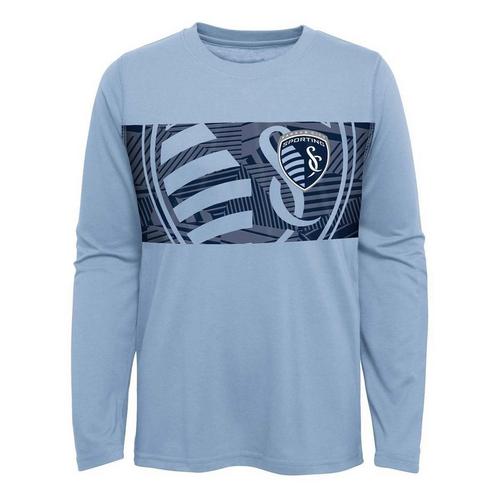 Genuine Stuff Kids' Sporting Kansas City Exciting Tackle Long Sleeve T-Shirt - Primary Image