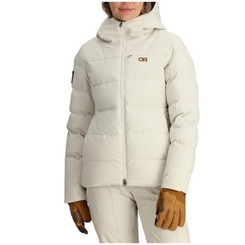 Women's Outdoor Research Snowcrew Down Hooded Puffer Jacket - Primary Image