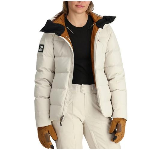 Women's Outdoor Research Snowcrew Down Hooded Puffer Jacket - Primary Image