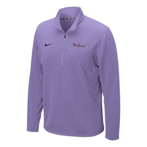Nike Kansas State Wildcats DriFit Training Long Sleeve 1/4 Zip - Primary Image