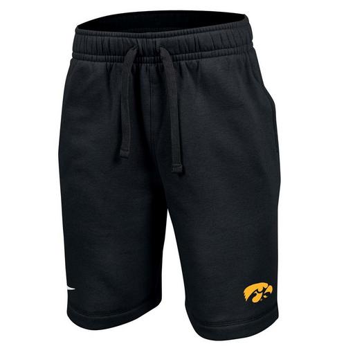 Nike Kids' Iowa Hawkeyes Club Fleece Shorts - Primary Image