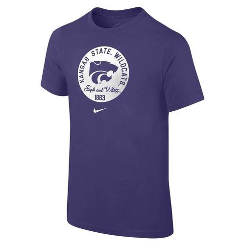 Nike Kids' Kansas State Wildcats Circle T-Shirt - Primary Image