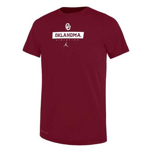 Nike Kids' Oklahoma Sooners Team Issued T-Shirt - Primary Image