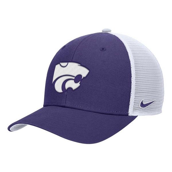 Kansas State Wildcats Nike Rise Adjustable Hat One Size Purple
