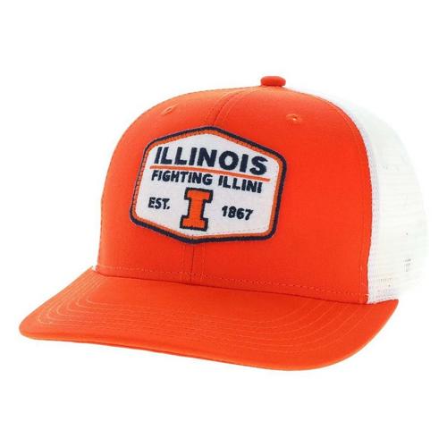 Legacy Illinois Fighting Illini Patch Adjustable Hat - Primary Image