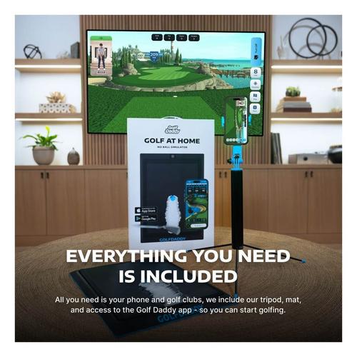 Golf Daddy Golf At Home Simulator - Primary Image