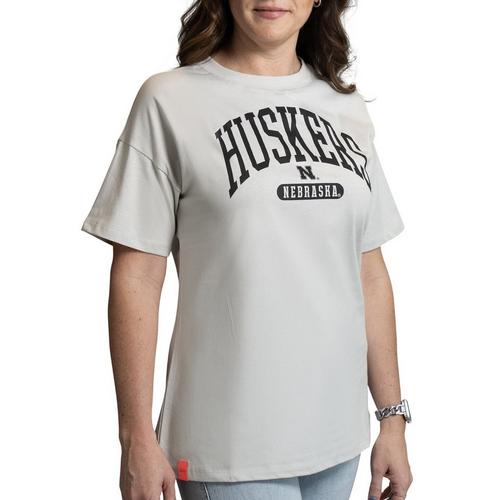 Lusso Style Women's Nebraska Cornhuskers Oversized Nadia T-Shirt - Primary Image