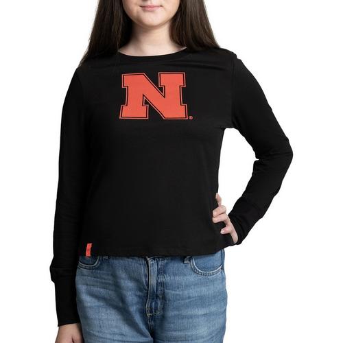 Lusso Style Women's Nebraska Cornhuskers Trixie Long Sleeve T-Shirt - Primary Image