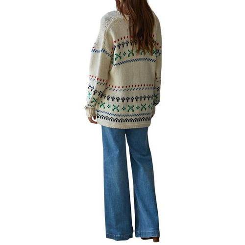 Women's By Together Fairisle V-Neck Cardigan - Primary Image