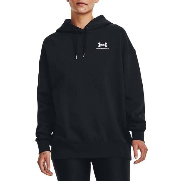 Women's Under Armour Essential Fleece Hoodie Medium Black
