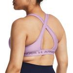 Women's Under Armour Crossback Mid Sports Bra - Thumbnail 2 of 6