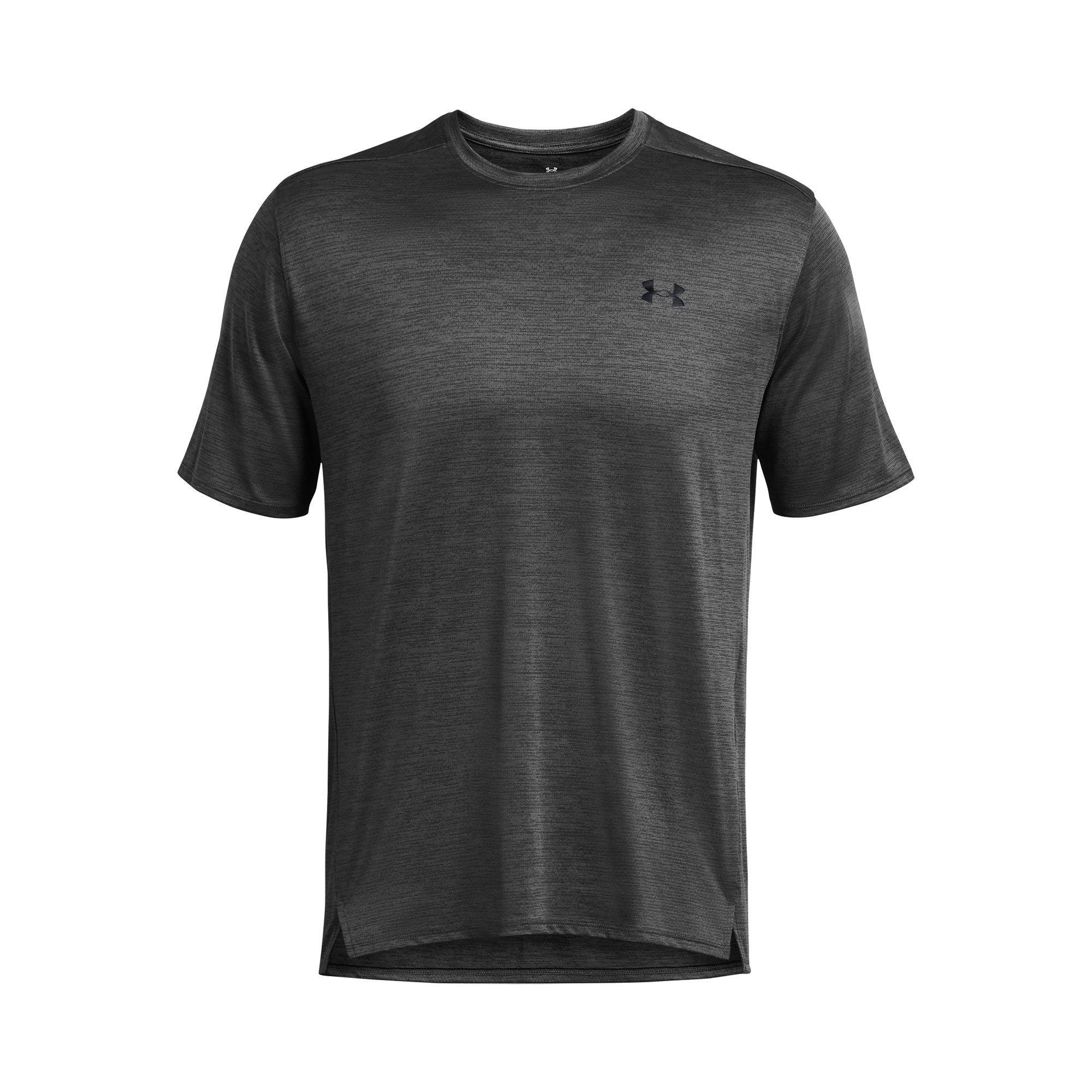 Under Armour UA Tech Vent Short-Sleeve T-Shirt for Men - Castlerock/Black