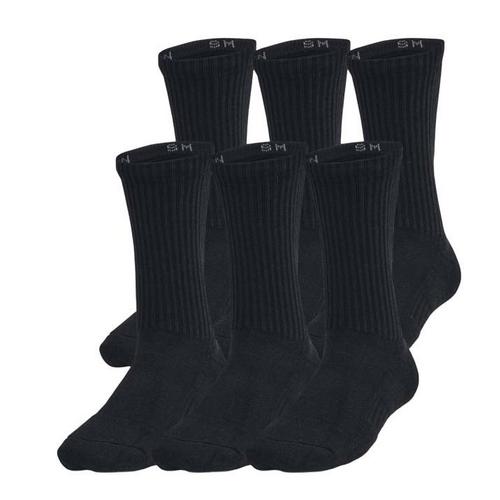 Kids' Under Armour Training Cotton 6 Pack Crew Socks - Primary Image