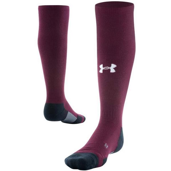 Under Armour Team Knee High Baseball Socks Large Maroon