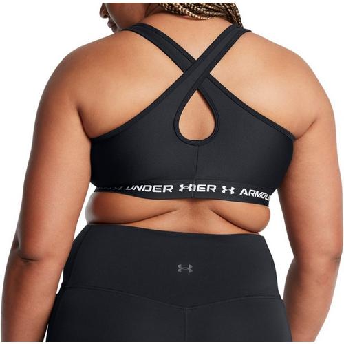 Women's Under Armour Plus Size Mid Crossback Sports Bra - Primary Image