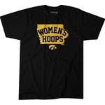 BreakingT Kids' Iowa Hawkeyes Womens Hoops T-Shirt - Thumbnail 1 of 3