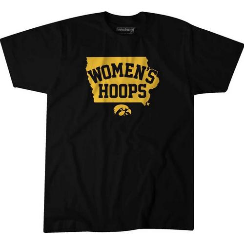 BreakingT Kids' Iowa Hawkeyes Womens Hoops T-Shirt - Primary Image