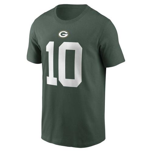 Nike Green Bay Packers Jordon Love #10 Name & Number T-Shirt - Primary Image