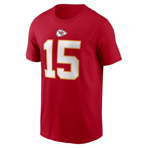 Nike Kansas City Chiefs Patrick Mahomes #15 Team Name & Number T-Shirt - Primary Image